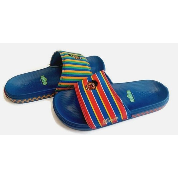 NEW Vans X SESAME STREET Ernie and Bert SLIDES Men's Size 4 - Picture 7 of 11